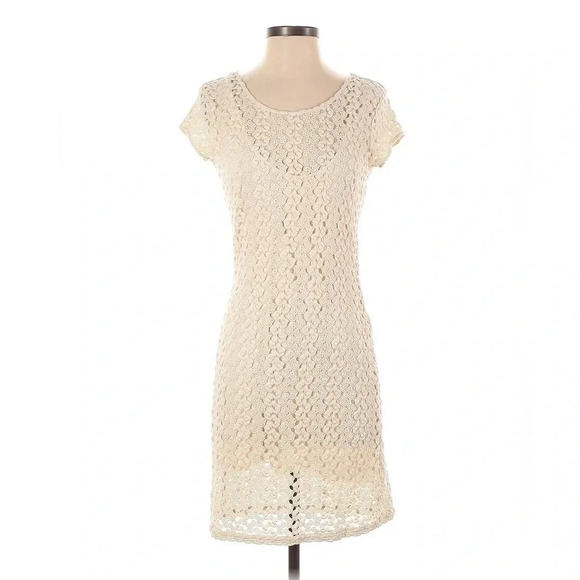 FREE PEOPLE GYPSY CROCHET MIDI DRESS SIZE SMALL - Picture 1 of 7